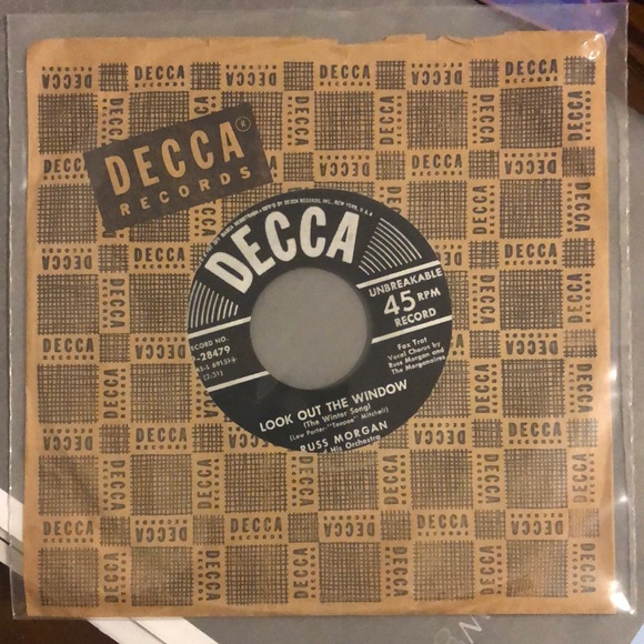 Russ Morgan Look Out The Window Vinyl 45 Record - Picture 5 of 5